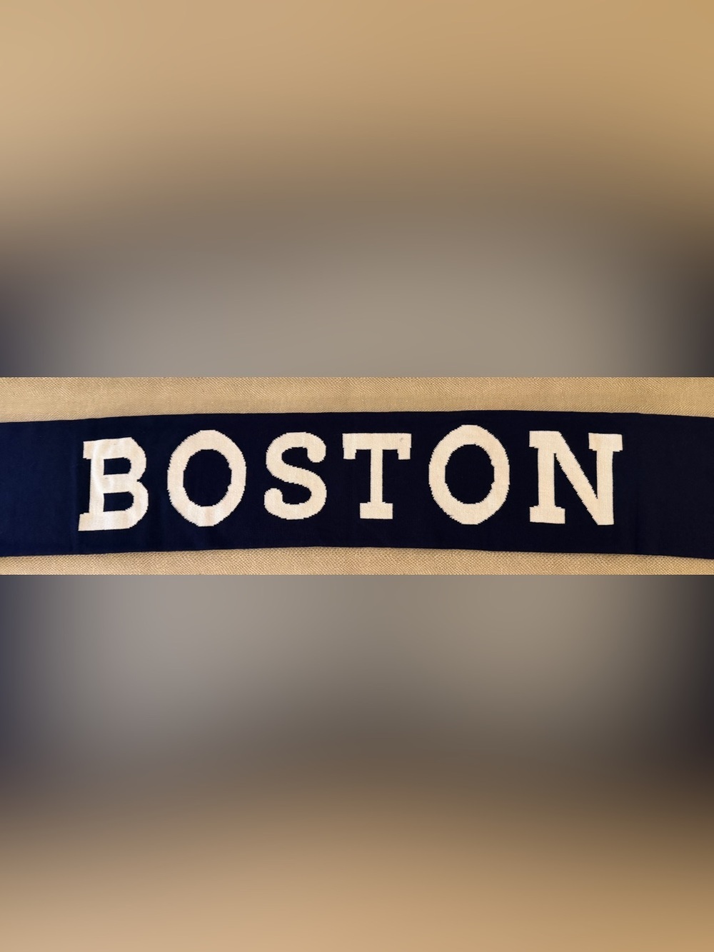 Navy and White Boston Red Lobster Scarf - Picture 5 of 8